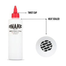Load image into Gallery viewer, Dynamic Non Mixing Heavy White Ink 240ml (8oz)