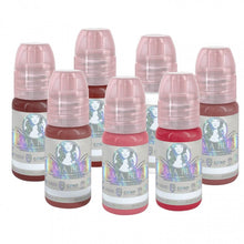Load image into Gallery viewer, Perma Blend - Sultry Lips Kit - Complete Set of 7 Bottles (15ml) - Ink Stop Consumables