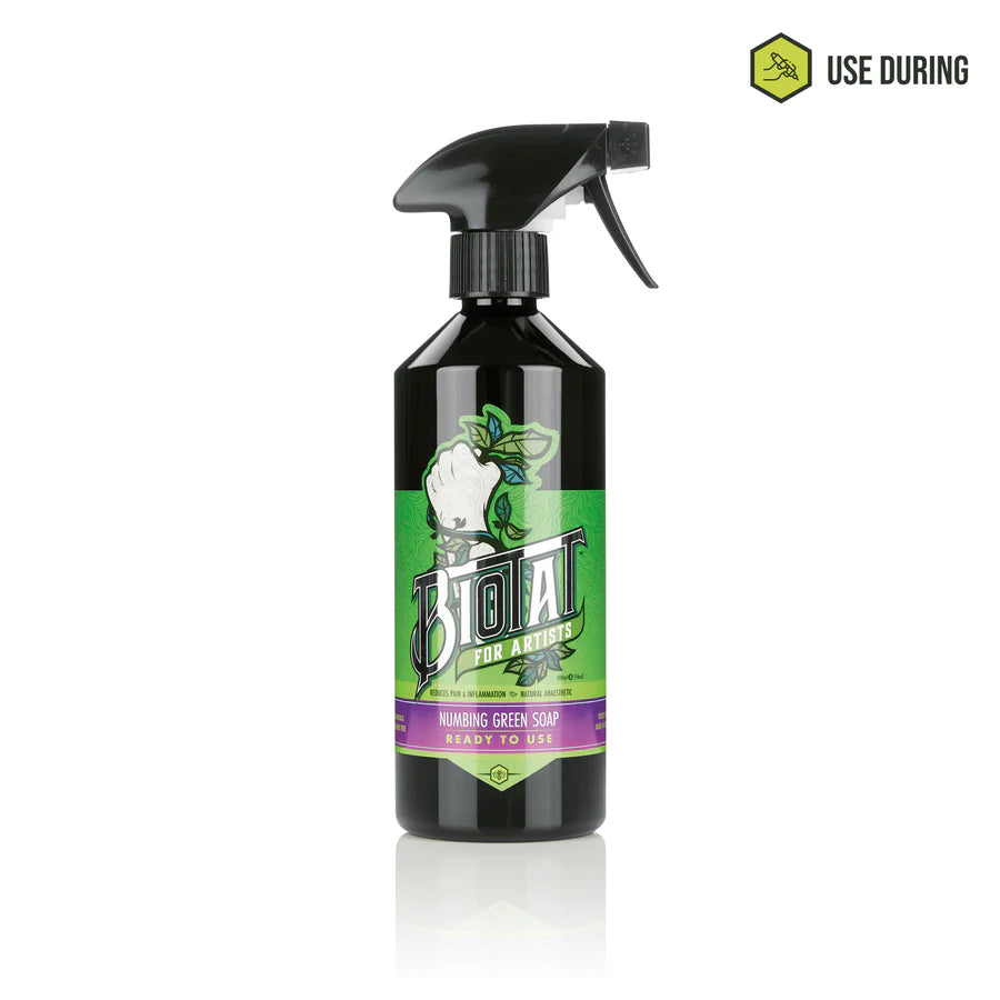 BIOTAT NUMBING TATTOO GREEN SOAP - READY TO USE 500ML