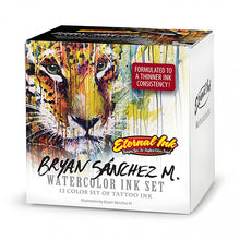 Load image into Gallery viewer, Complete Set of 12 Eternal Ink Bryan Sanchez Watercolour Ink Set 30ml (1oz) - Ink Stop Consumables