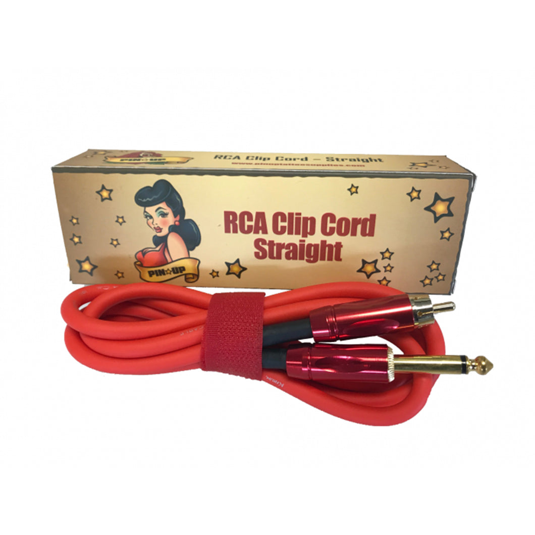 Pin Up RCA clip cord Straight