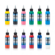 Load image into Gallery viewer, Complete Set of 12 Fusion Ink Sample Colour Set - Ink Stop Consumables
