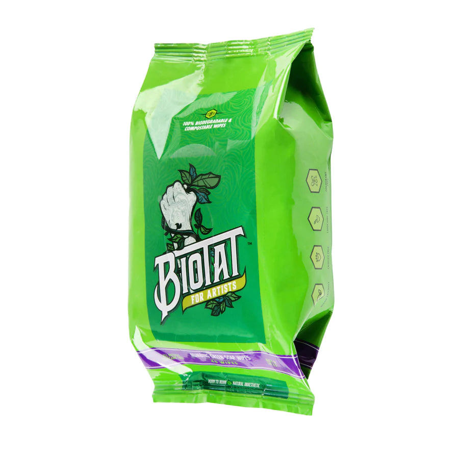 NUMBING GREEN SOAP WIPES