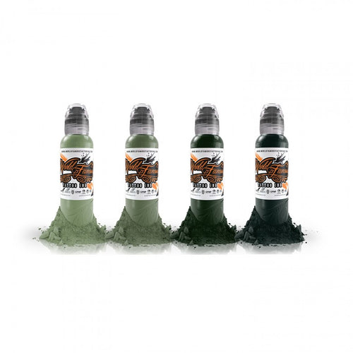 Complete Set of 4 World Famous Ink Gorsky's Sinful Spring Set 30ml (1oz) - Ink Stop Consumables