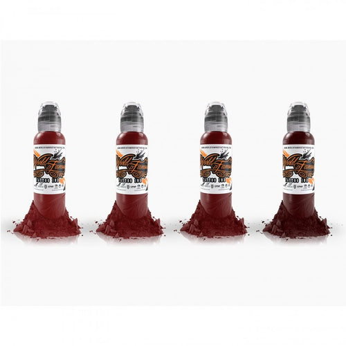 Complete Set of 4 World Famous Ink Big Joel's Blood Works Set - Ink Stop Consumables