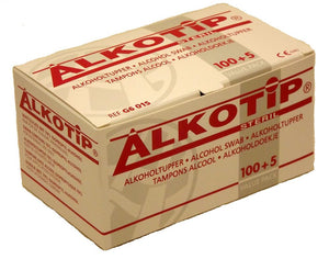 ALKOTIP SWABS 3CM X 3CM (100)