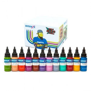 INTENZE INK - CHRIS 51 GEEK TATTOO INK SET