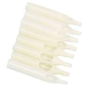 ROUND DISPOSABLE PLASTIC TIPS - PACK OF 10