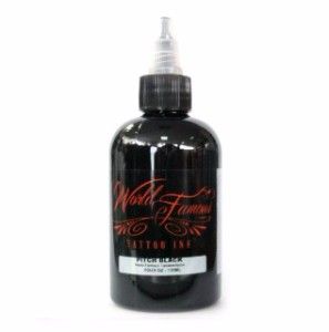 WORLD FAMOUS INK 4OZ TRUE BLACK