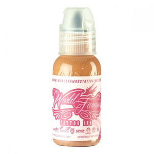 World Famous Ink Pink Ribbon Tan Peach 30ml