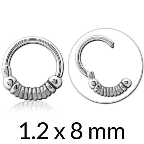 HINGED SEGMENT RING BALI STYLE 2 – 1.2X8