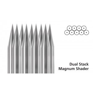 Inkstop Dual Stack Magnum Shader Needles #12 (0.35)