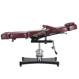 TATSoul 680 Oros Tattoo Client Chair - Ox Blood - Ink Stop Consumables