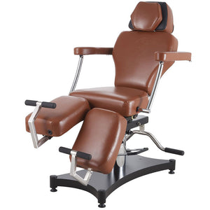 TATSoul 680 Oros Tattoo Client Chair - Tobacco - Ink Stop Consumables