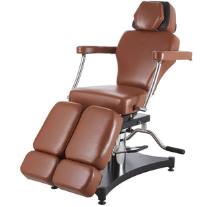 TATSoul 680 Oros Tattoo Client Chair - Tobacco - Ink Stop Consumables