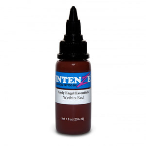 Intenze Ink Andy Engel Essentials - Weibi's Red 30ml (1oz) - Ink Stop Consumables