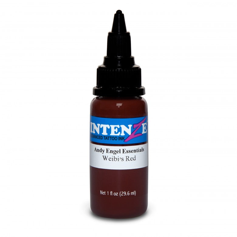 Intenze Ink Andy Engel Essentials - Weibi's Red 30ml (1oz) - Ink Stop Consumables