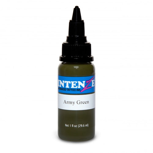 Intenze Ink Earth Tone Army Green 30ml (1oz) - Ink Stop Consumables