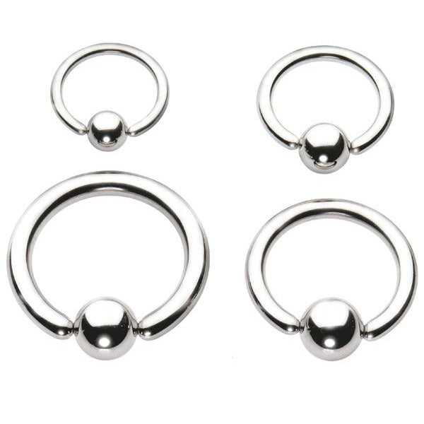 SURGICAL STEEL BALL CLOSURE RINGS (PACKS OF 10)