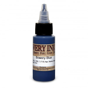 Intenze Bowery Ink by Stan Moskowitz Blue 30ml (1oz) - Ink Stop Consumables