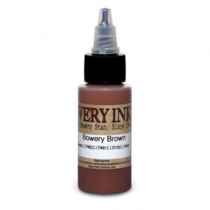 Intenze Bowery Ink by Stan Moskowitz Brown 30ml (1oz) - Ink Stop Consumables