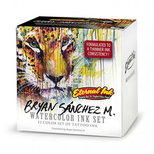 Load image into Gallery viewer, Complete Set of 12 Eternal Ink Bryan Sanchez Watercolour Ink Set 30ml (1oz) - Ink Stop Consumables
