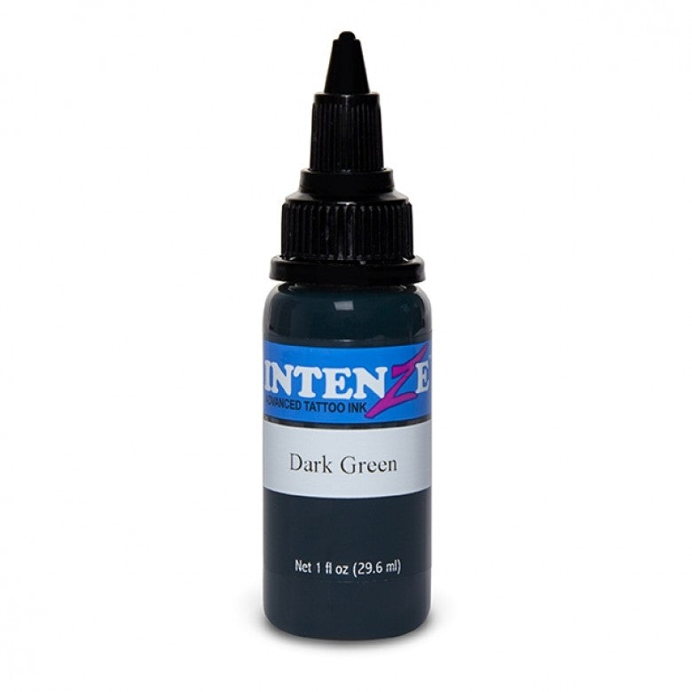 Intenze Ink Basic Dark Green 30ml (1oz) - Ink Stop Consumables