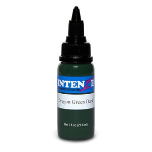 Intenze Ink Dragon Green Dark 30ml (1oz) - Ink Stop Consumables