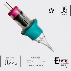 ENVY GEN 2 PMU PICO FLOW CARTRIDGES - ROUND SHADER (0.22/#7)