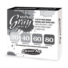 Load image into Gallery viewer, Complete Set of 4 Eternal Ink Neutral Grey 30ml (1oz) - Ink Stop Consumables
