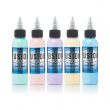 Load image into Gallery viewer, Complete Set of 5 Fusion Ink Pastel Colour Set - Ink Stop Consumables
