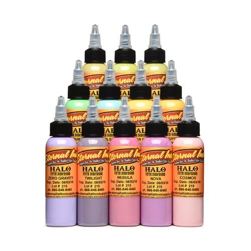 ETERNAL INK HALO SET 12 COLOURS 1OZ (30ML)