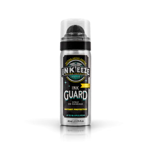 INKEEZE INK GUARD SPRAY ON BANDAGE