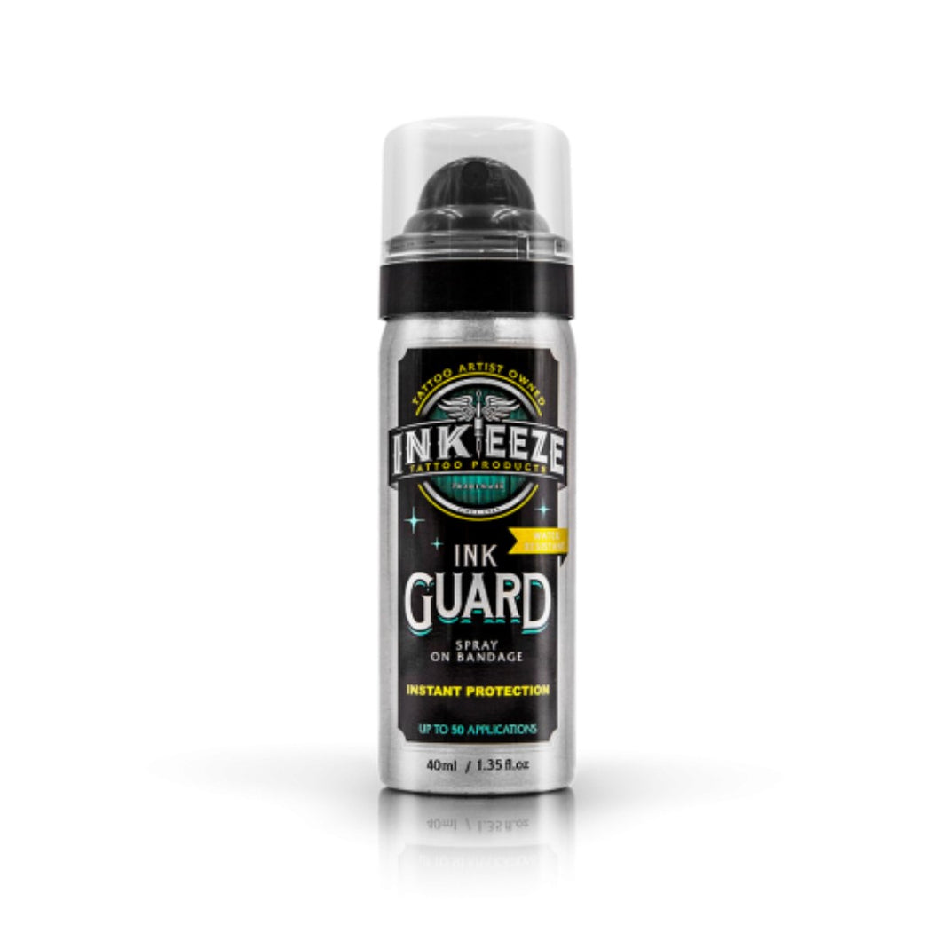 INKEEZE INK GUARD SPRAY ON BANDAGE