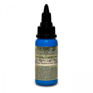 Intenze Ink Mario Barth Gold Label Mario's Light Blue 30ml (1oz) - Ink Stop Consumables