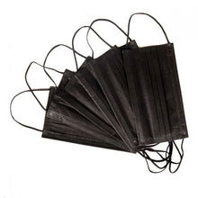 Load image into Gallery viewer, Jet Black - Disposable Face Masks - Black - 50 Pack
