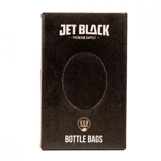 Jet Black Bottle Bags - 152x254mm(6X10”) - 200 Pack