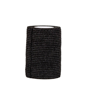 Jet Black - Coflex Tape - Black - 3" x 5 yrds - 6 pack