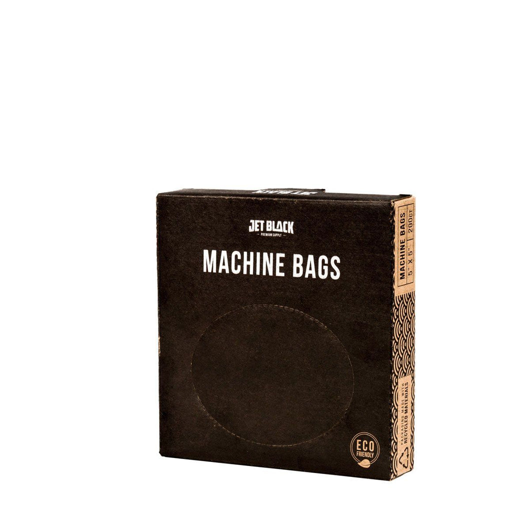Jet Black - Machine Bags - 200 Pack