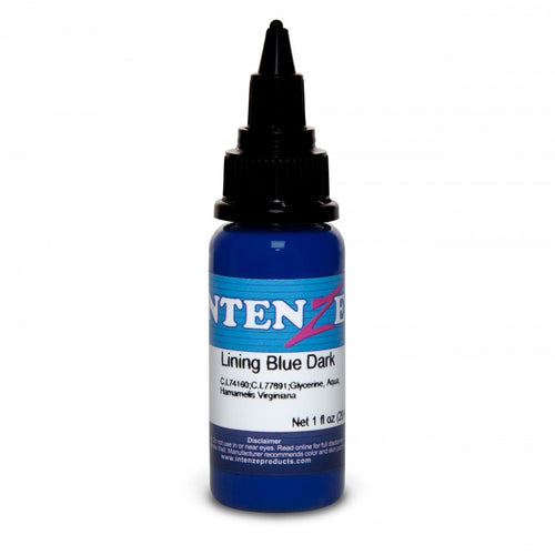 Intenze Ink Color Lining Series Lining Blue Dark 30ml (1oz) - Ink Stop Consumables