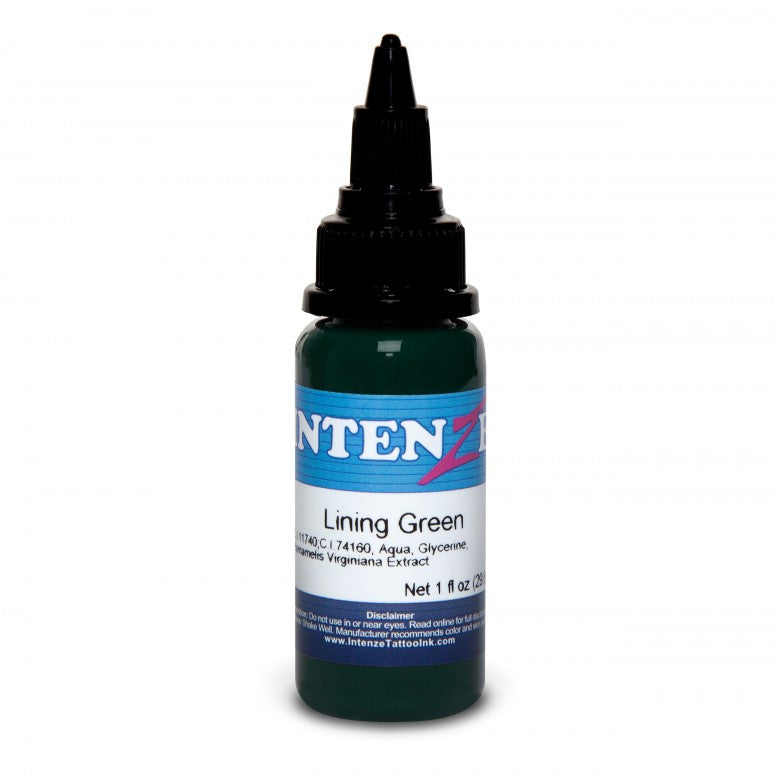 Intenze Ink Color Lining Series Lining Green 30ml (1oz) - Ink Stop Consumables