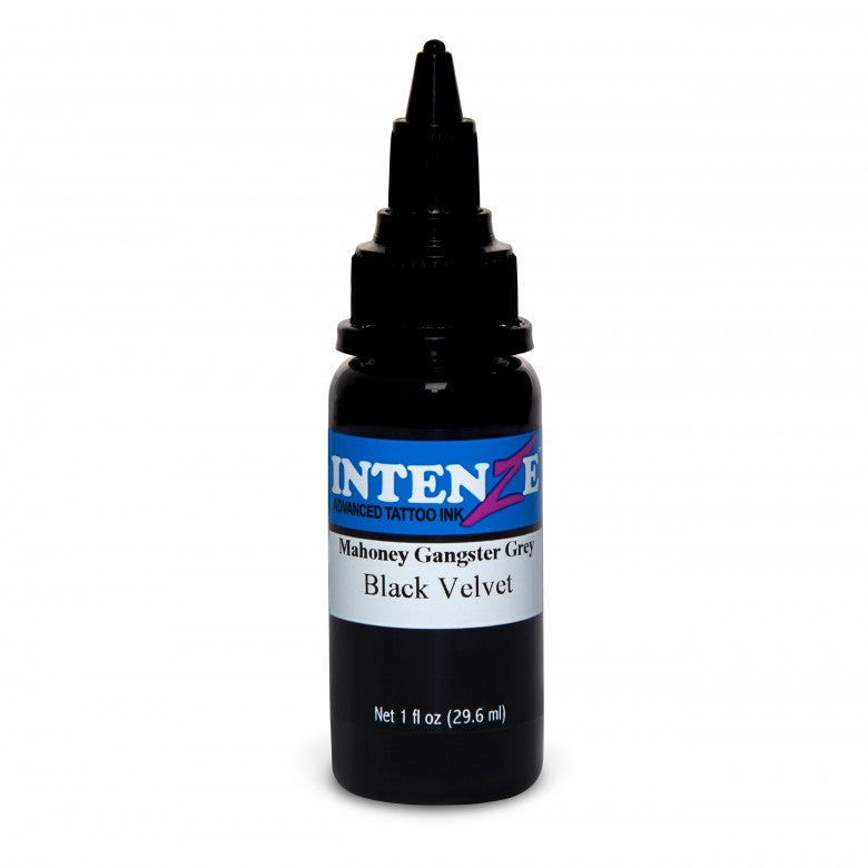 Intenze Ink Mark Mahoney Gangster Grey Black Velvet 30ml (1oz) - Ink Stop Consumables