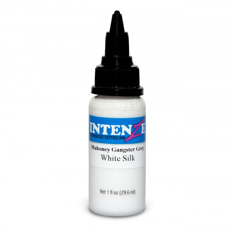 Intenze Ink Mark Mahoney Gangster Grey White Silk 30ml (1oz) - Ink Stop Consumables