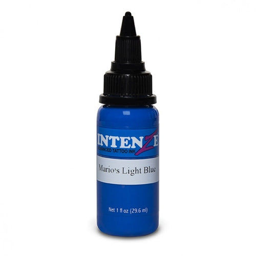 Intenze Ink Basic Mario's Light Blue 30ml (1oz) - Ink Stop Consumables