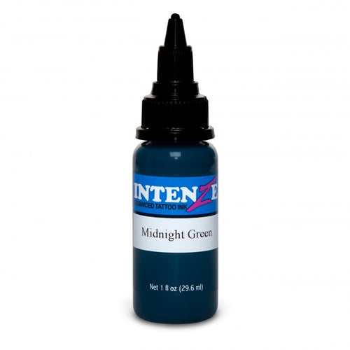 Intenze Ink Midnight Green 30ml (1oz) - Ink Stop Consumables