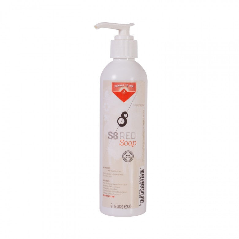S8 Red - Soap (240ml/8oz) - Ink Stop Consumables