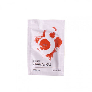 S8 Red Stencil Transfer Gel (50 Sachets) - Ink Stop Consumables