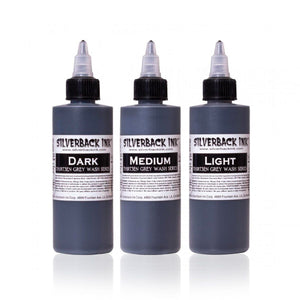 SILVERBACK INK® BLACK TH1RT3EN GREYWASH (120ML/4OZ)