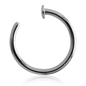 Steel open end nose ring