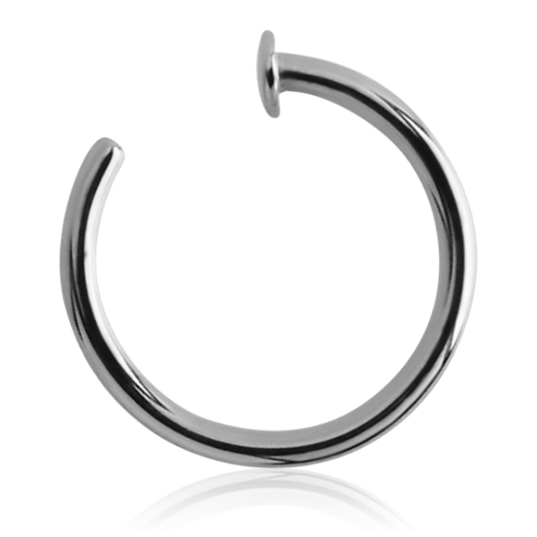 Steel open end nose ring